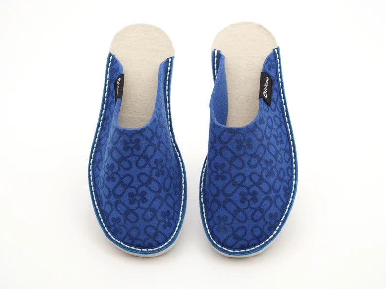 Light Blue Feltme Slipper
