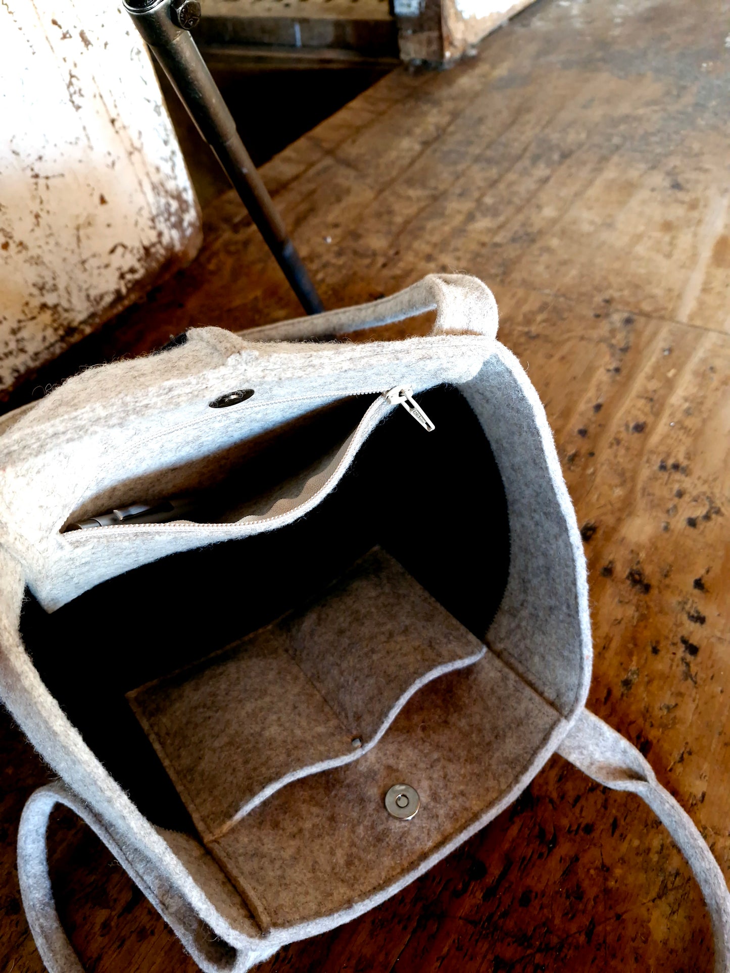 Merino Tote Bag - One Tone