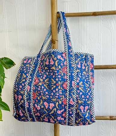 Cotton Quilted Tote Bag