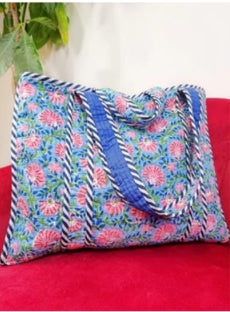 Cotton Quilted Tote Bag