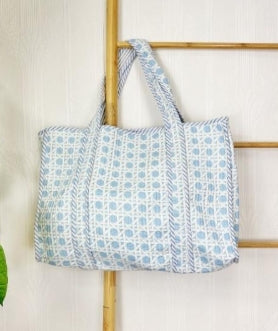 Cotton Quilted Tote Bag