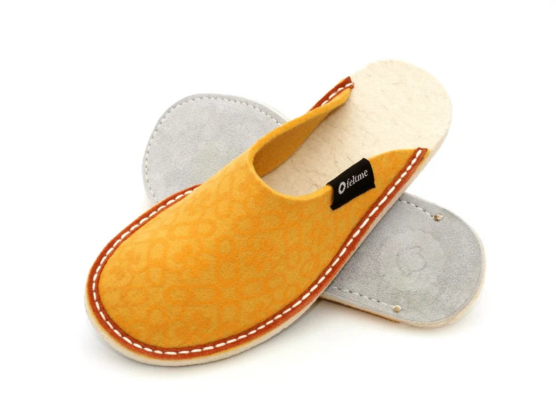 Yellow Feltme Slipper