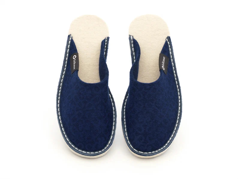 Dark Blue Feltme Slipper