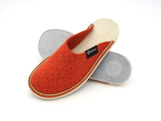 Orange Feltme Slipper