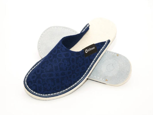 Dark Blue Feltme Slipper